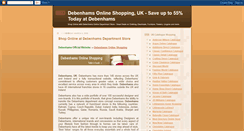 Desktop Screenshot of debenhams-uk.blogspot.com