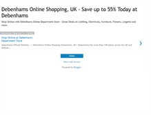 Tablet Screenshot of debenhams-uk.blogspot.com