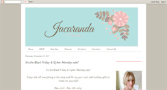 Desktop Screenshot of jacarandagal.blogspot.com