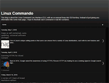 Tablet Screenshot of linuxcommando.blogspot.com