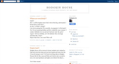 Desktop Screenshot of hodgkinhouse.blogspot.com