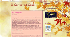 Desktop Screenshot of ocantodacasa.blogspot.com