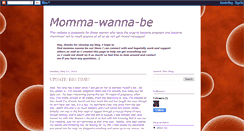 Desktop Screenshot of momma-wanna-be.blogspot.com