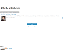 Tablet Screenshot of abhishekbachchanblogs.blogspot.com