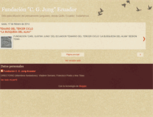 Tablet Screenshot of fundacioncgjungecuador.blogspot.com