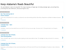 Tablet Screenshot of alabamacleanroads.blogspot.com