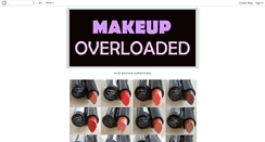 Desktop Screenshot of makeupoverloaded.blogspot.com