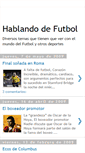Mobile Screenshot of hablandofutebol.blogspot.com