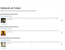 Tablet Screenshot of hablandofutebol.blogspot.com