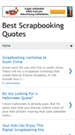 Mobile Screenshot of bestscrapbookingquotes.blogspot.com