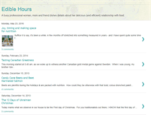 Tablet Screenshot of ediblehours.blogspot.com