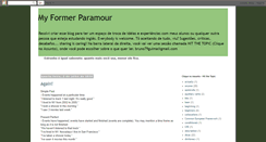 Desktop Screenshot of myformerparamour.blogspot.com