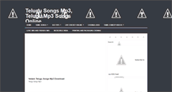 Desktop Screenshot of onlinetelugump3songs.blogspot.com