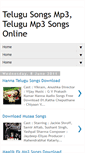 Mobile Screenshot of onlinetelugump3songs.blogspot.com