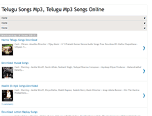 Tablet Screenshot of onlinetelugump3songs.blogspot.com