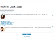 Tablet Screenshot of hot-girl-laetitia-casta.blogspot.com