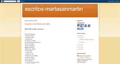 Desktop Screenshot of escritos-martasanmartin.blogspot.com