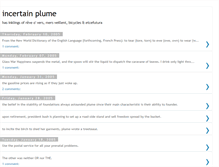 Tablet Screenshot of incertainplume.blogspot.com
