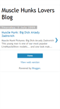 Mobile Screenshot of musclehunksblog.blogspot.com