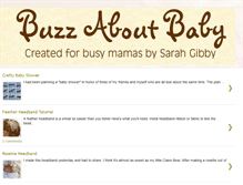 Tablet Screenshot of buzzaboutbaby.blogspot.com