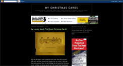 Desktop Screenshot of mychristmascards.blogspot.com