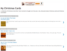 Tablet Screenshot of mychristmascards.blogspot.com