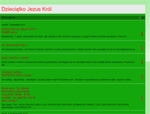 Tablet Screenshot of dzieciatko-jezus.blogspot.com