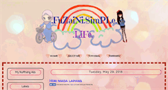 Desktop Screenshot of fuzainisimplelife.blogspot.com