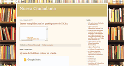 Desktop Screenshot of nuevaciudadania2009.blogspot.com