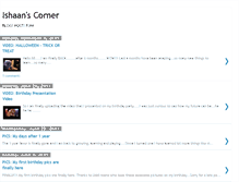 Tablet Screenshot of ishaanscorner.blogspot.com