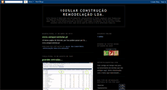 Desktop Screenshot of construcaoremodelacaojcs.blogspot.com