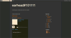 Desktop Screenshot of earhead.blogspot.com