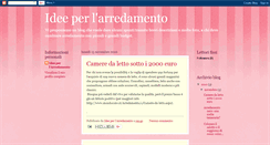 Desktop Screenshot of ideeperlarredamento.blogspot.com