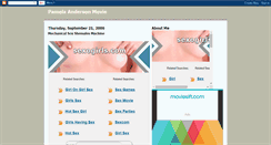 Desktop Screenshot of pamelaandersonmovie.blogspot.com