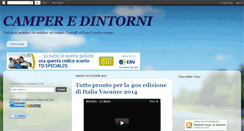 Desktop Screenshot of camperedintorni.blogspot.com