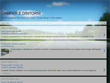 Tablet Screenshot of camperedintorni.blogspot.com