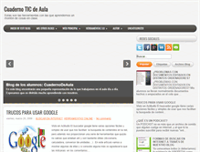 Tablet Screenshot of cuadernodetic.blogspot.com