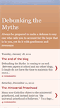 Mobile Screenshot of debunking-the-myths.blogspot.com