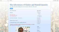 Desktop Screenshot of gladysquimby.blogspot.com