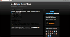 Desktop Screenshot of medalleroargentino.blogspot.com