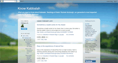 Desktop Screenshot of know-kabbalah.blogspot.com