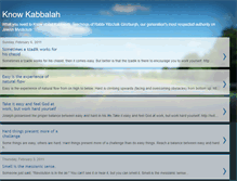 Tablet Screenshot of know-kabbalah.blogspot.com