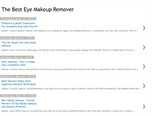 Tablet Screenshot of best-eye-makeup-remover.blogspot.com