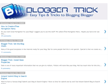 Tablet Screenshot of bloggertrick4u.blogspot.com