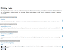 Tablet Screenshot of binaryhole.blogspot.com