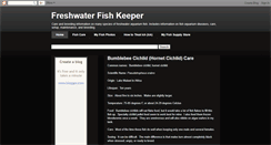 Desktop Screenshot of freshwaterfishkeeper.blogspot.com