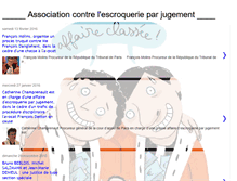 Tablet Screenshot of escroquerie-par-jugement.blogspot.com