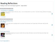 Tablet Screenshot of laurasreadingreflections.blogspot.com