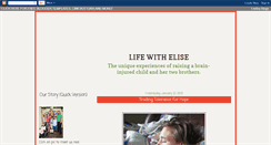 Desktop Screenshot of lifewithelise.blogspot.com