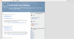 Desktop Screenshot of carmpodcasting.blogspot.com